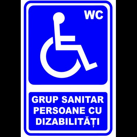 WC pentru persoane cu dizabilitati